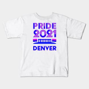 Pride Month Teeshirt - Denver Bi Pride Kids T-Shirt